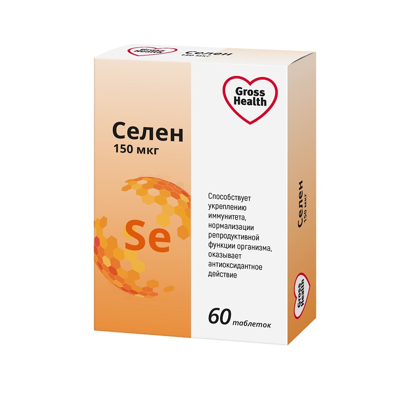 Изображение товара Gross Health Селен 150 мкг таблетки 60 шт