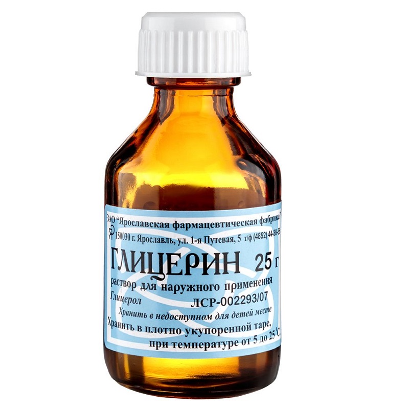 

Глицерин раствор 25 г