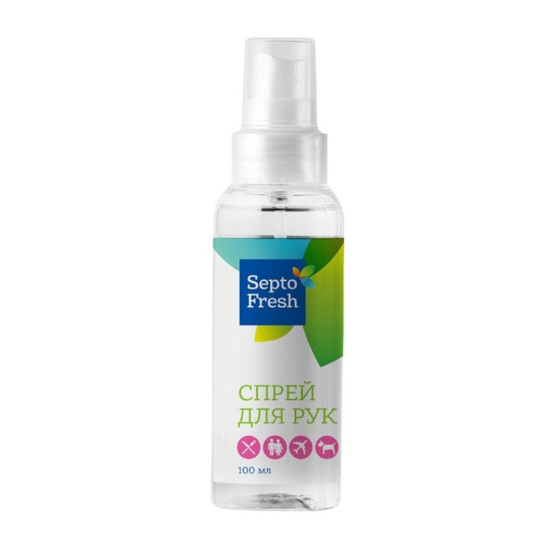 Изображение товара SeptoFresh Спрей для рук антибактериальный с алоэ вера 100 мл