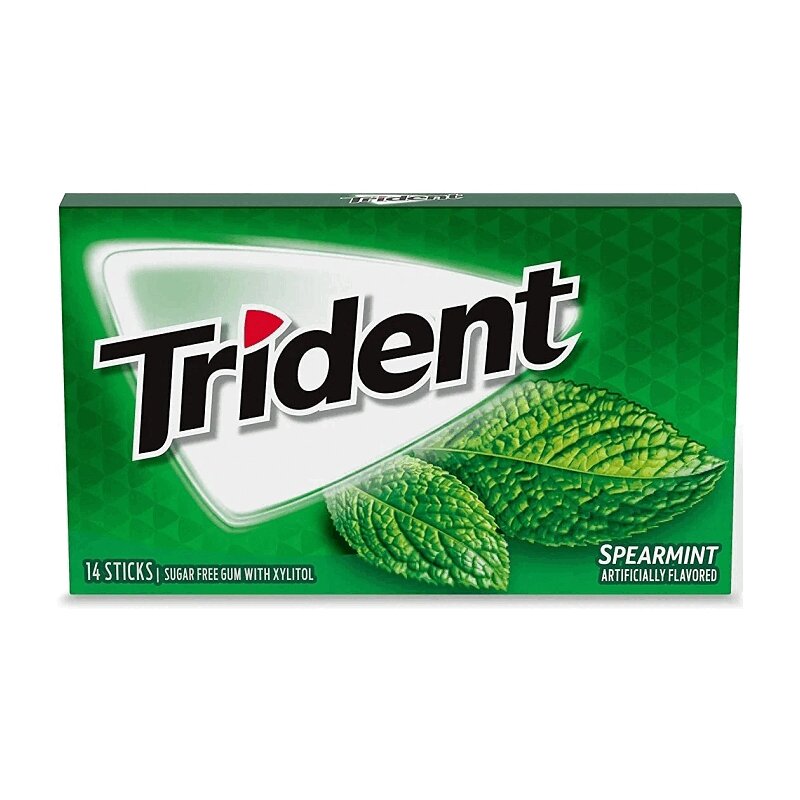 Изображение товара Жевательная резинка Trident Сладкая мята 14 шт без сахара