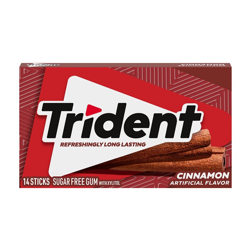 Изображение товара Trident Жевательная резинка Корица 14 шт - без сахара с ксилитом