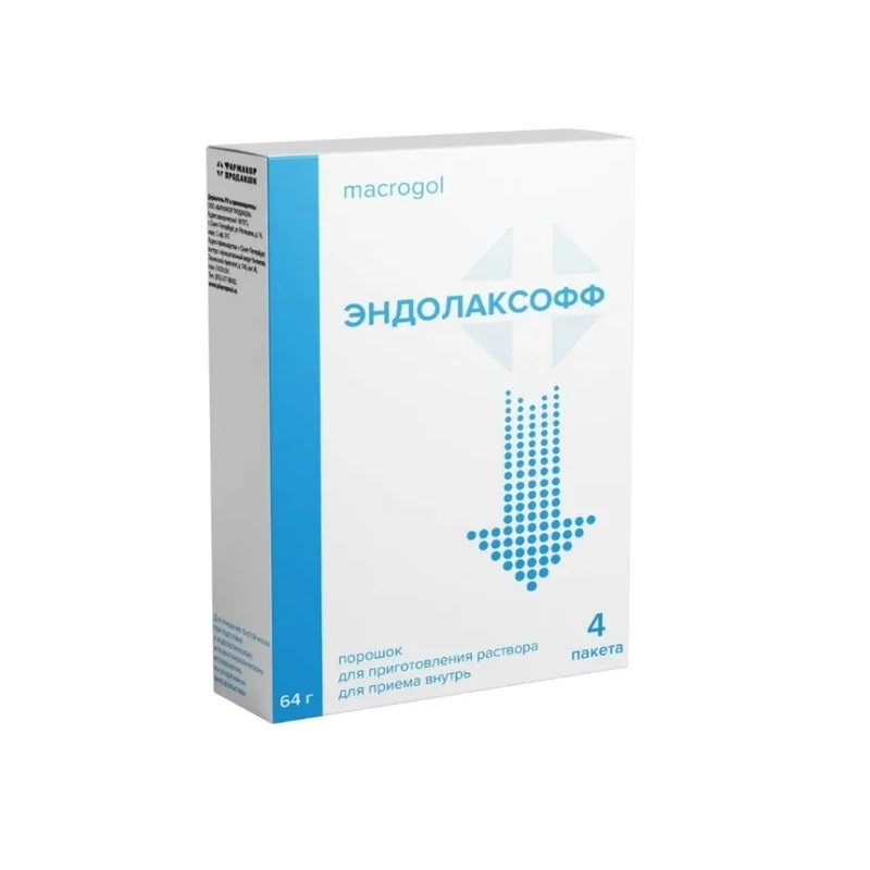 Изображение товара Эндолаксофф 64 г порошок для раствора от запора и подготовки к исследованиям