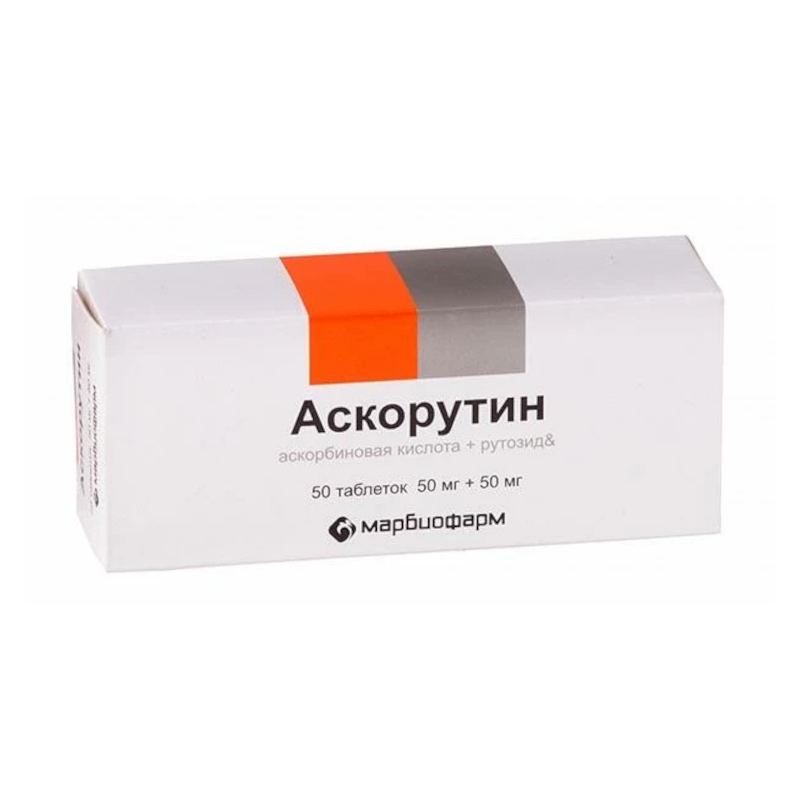 

Аскорутин таблетки 50 шт