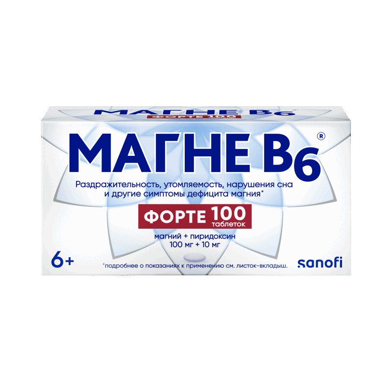

Магне B6 Форте таблетки 100 шт