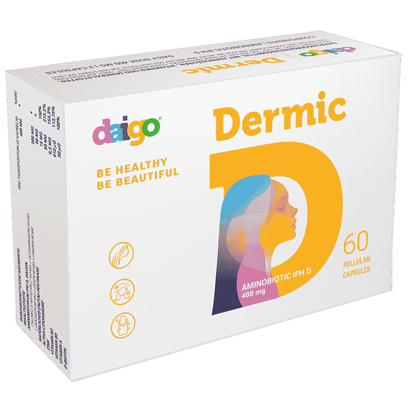 Изображение товара Капсулы для кожи Daigo Dermic 60 шт - укрепление и молодость кожи, ногтей и волос