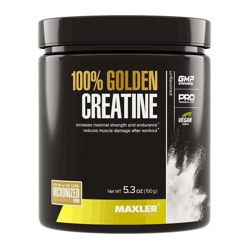 Изображение товара Maxler 100% Golden Креатин порошок 150 г для быстрого роста мышечной массы