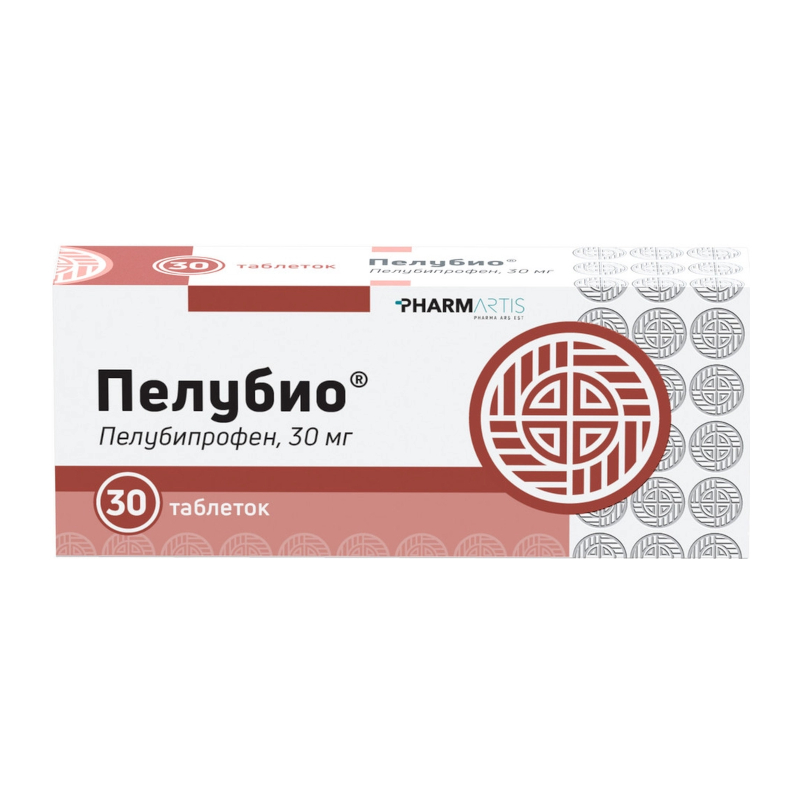 Изображение товара Пелубипрофен 30 мг таблетки для облегчения боли и воспаления 30 шт
