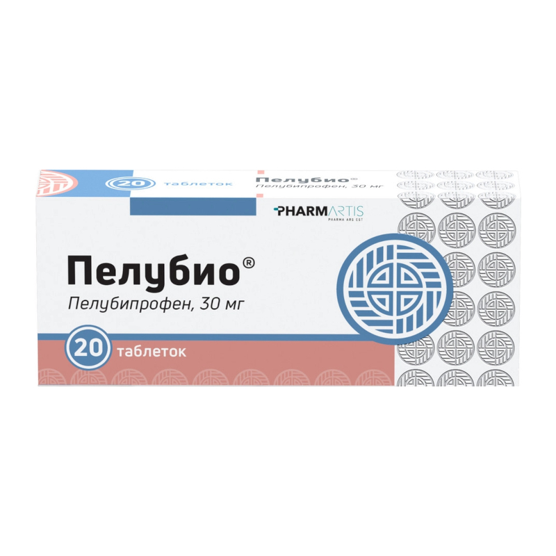 Изображение товара Пелубипрофен 30 мг таблетки 20 шт - обезболивающее и противовоспалительное средство