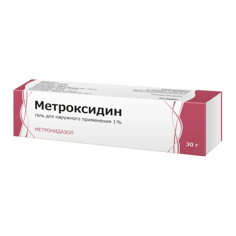 

Метроксидин 1% гель для наружного применения 30 г