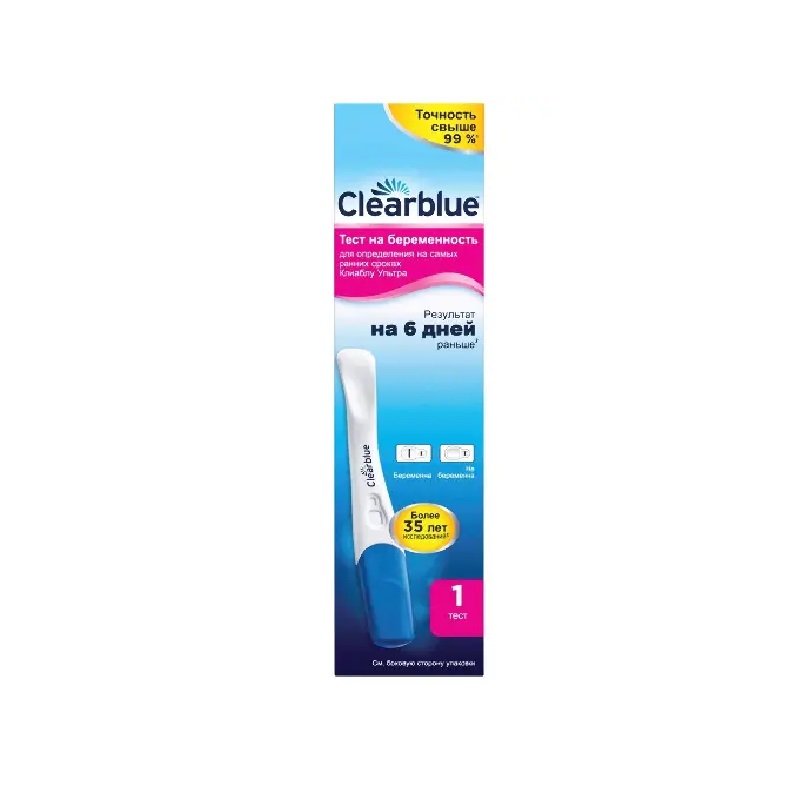 

Clearblue Ультра Тест на беременность 1 шт