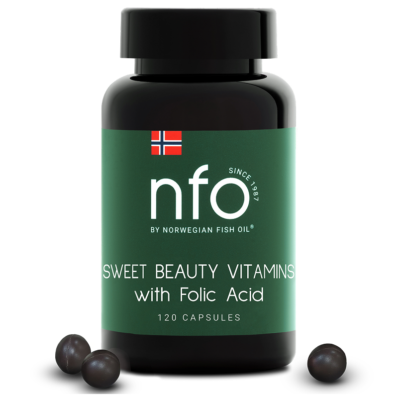 

NFO Sweet Beauty Витамины с фолиевой кислотой капсулы 120 шт