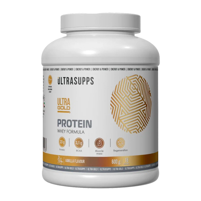 

Ultrasupps Ultra Gold Protein Белковая сыворотка порошок Ваниль 600 г