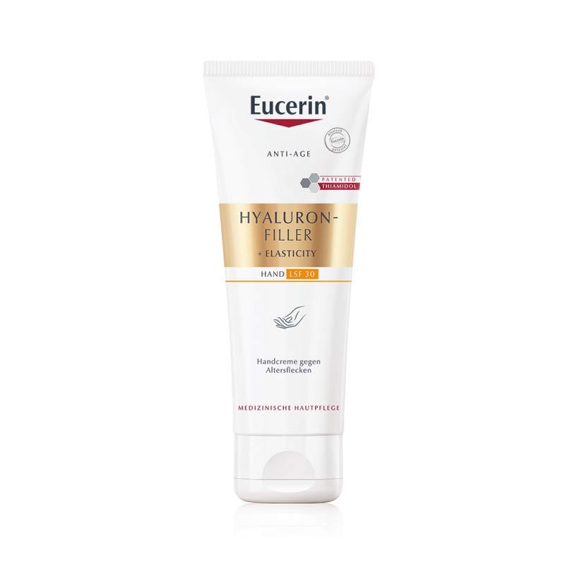 Изображение товара Eucerin Hyaluron-Filler + Elasticity Крем для рук против пигментации антивозрастной SPF 30 75 мл