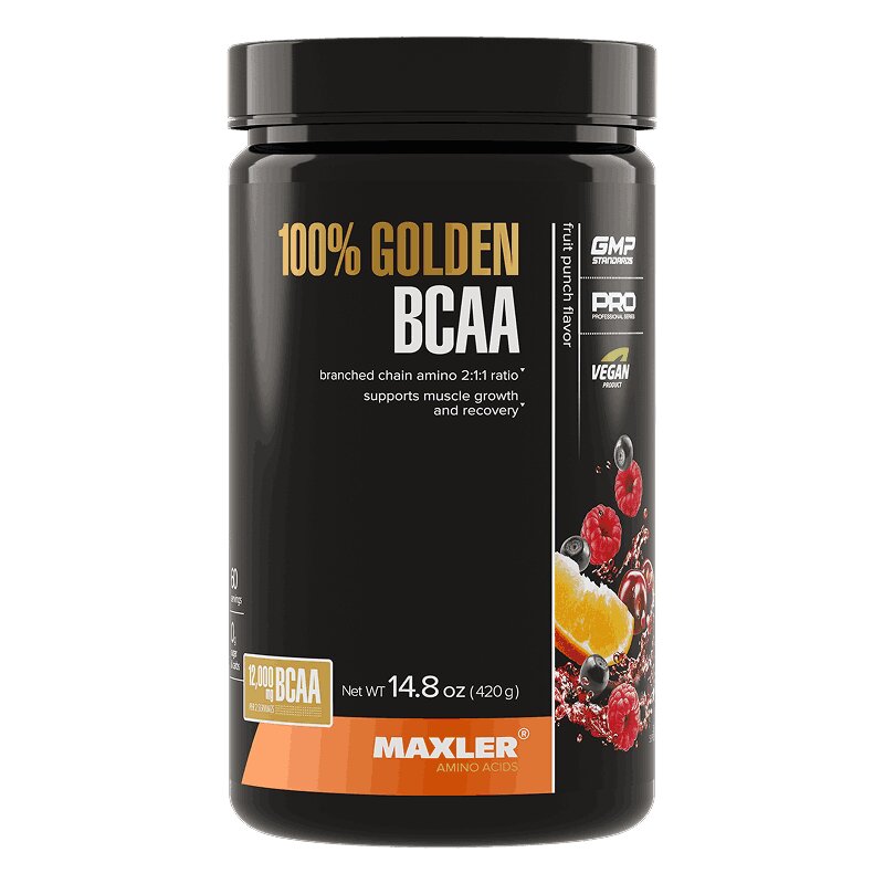 

Maxler 100% Golden BCAA порошок Фруктовый пунш 420 г