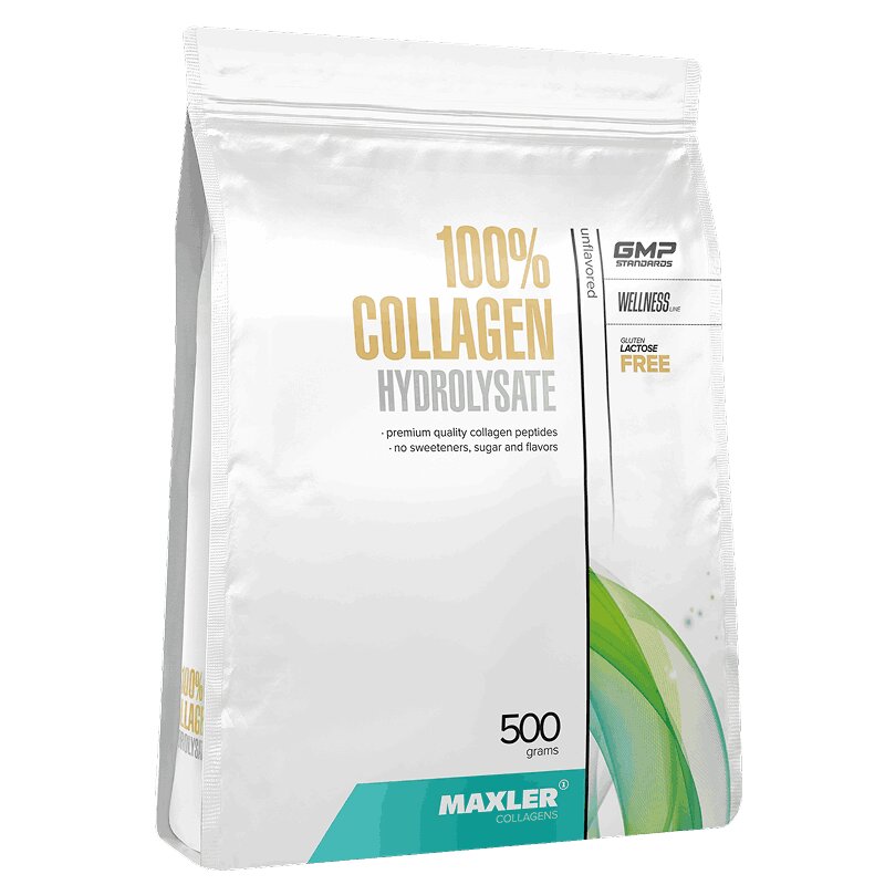 

Maxler 100% Коллаген гидролизат порошок 500 г