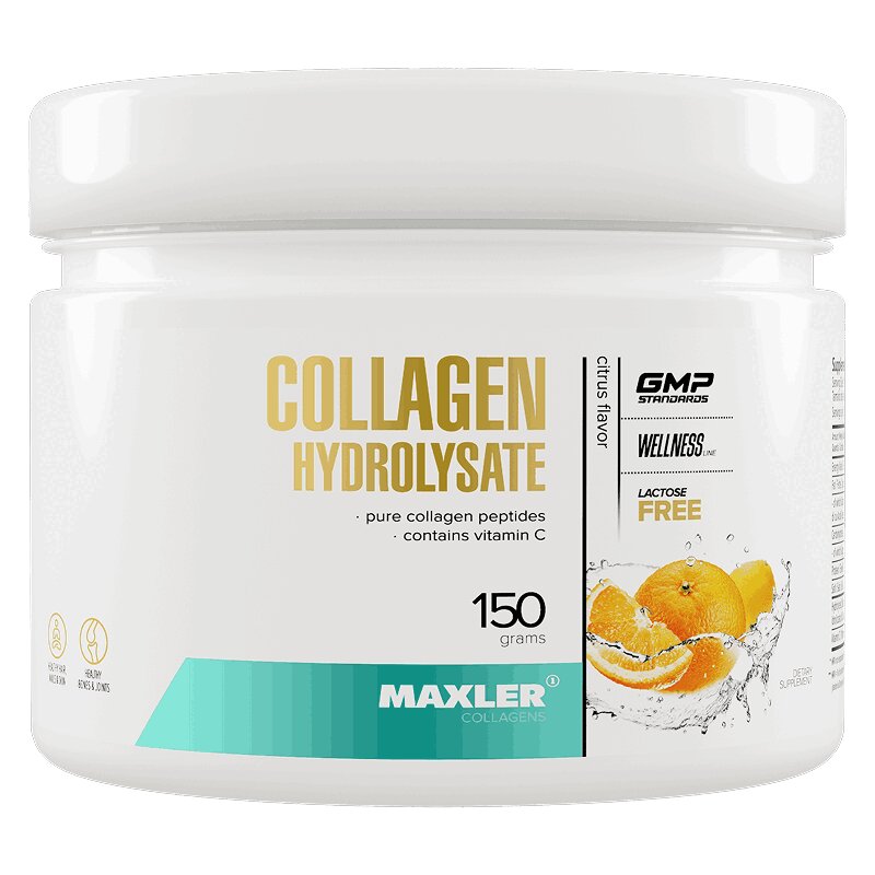 

Maxler Коллаген гидролизат порошок Цитрус 150 г