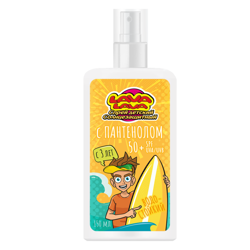 Изображение товара Лава Лава Спрей детский солнцезащитный с пантенолом SPF 50+ 150 мл