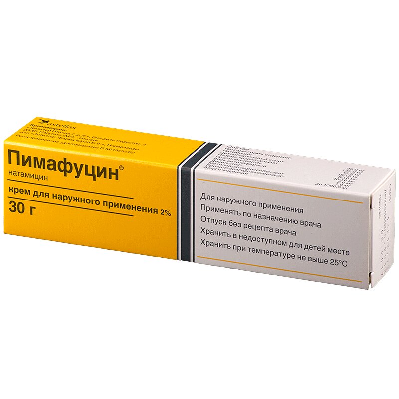 Изображение товара Пимафуцин 2% крем для наружного применения 30 г - противогрибковое средство