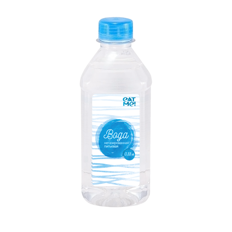 Изображение товара Вода питьевая негазированная Eat Me! 330 мл - чистая и освежающая вода