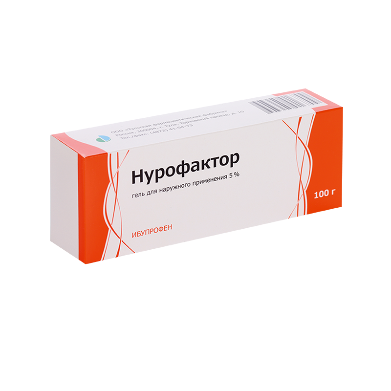 

Нурофактор гель для наружного применения 5% туба 100 г