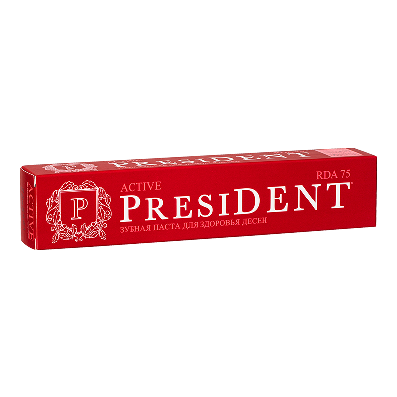 Изображение товара PresiDENT Актив Паста зубная 75RDA 75 г