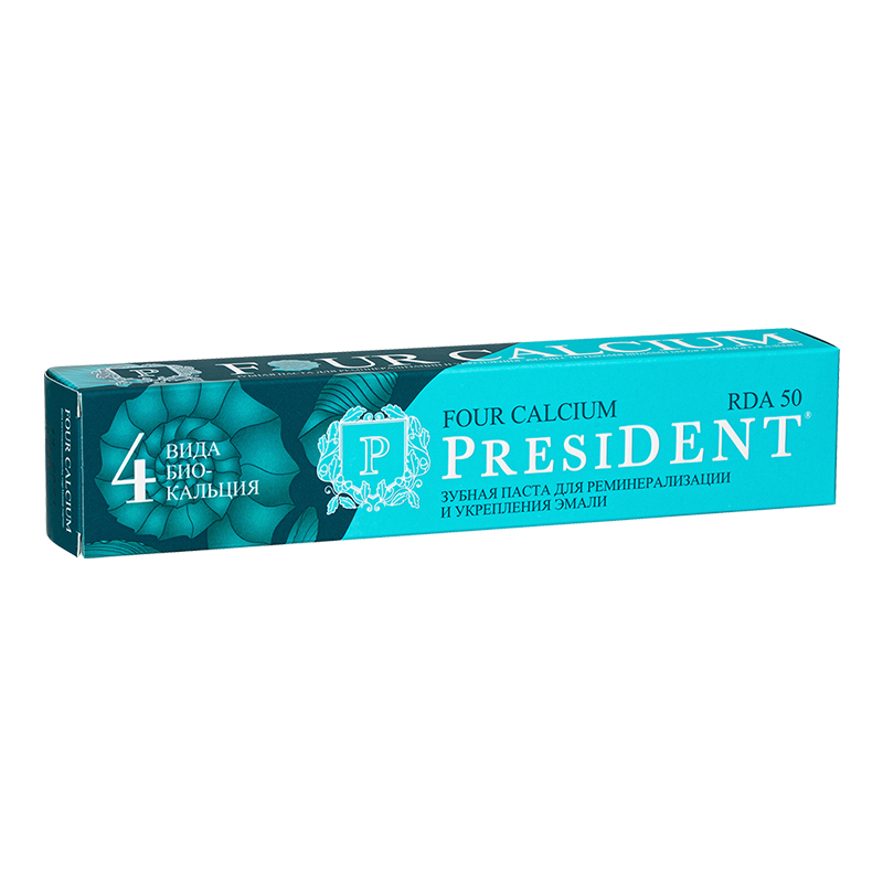 Изображение товара PresiDENT Фор кальциум Паста зубная 50RDA 75 г
