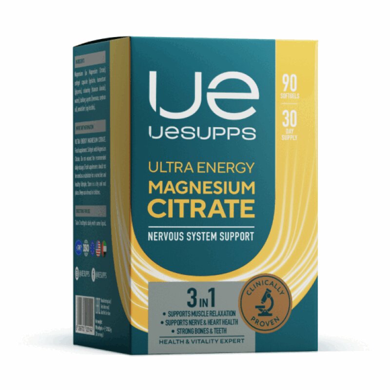 

Uesupps Ultra Energy Магния цитрат капсулы 90 шт