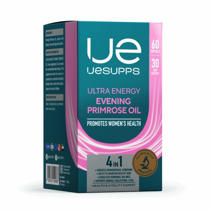 

Uesupps Ultra Energy Масло примулы вечерней капсулы 60 шт