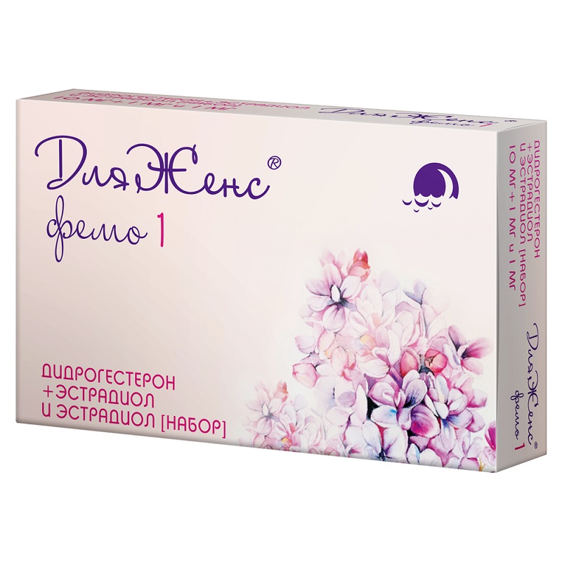 Изображение товара ДляЖенс фемо таблетки для гормональной терапии перименопаузы и постменопаузы