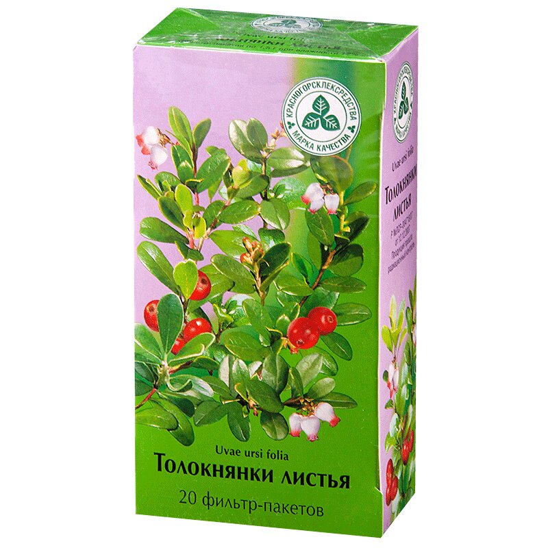 Изображение товара Толокнянка листья фильтр-пакеты 1,5 г 20 шт натуральное средство для мочевыводящих путей