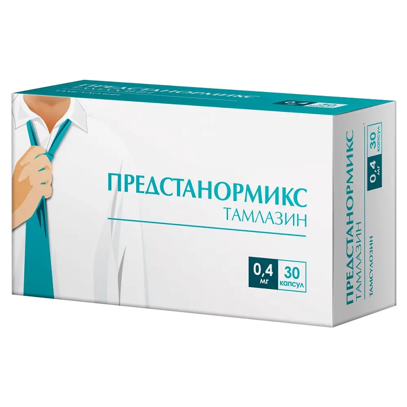 Изображение товара Предстанормикс Тамлазин капсулы 0, 4 мг 30 шт - лечение простаты