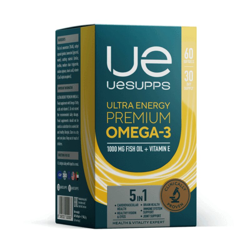 

Uesupps Ultra Energy Премиум Омега-3 капсулы 60 шт