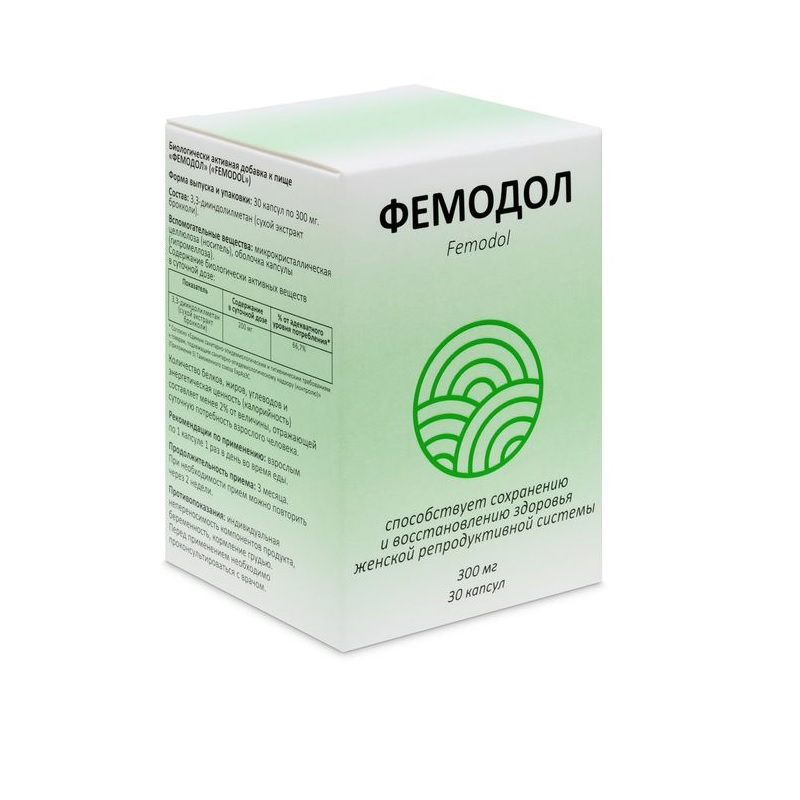 Изображение товара Фемодол капсулы для женского здоровья - 30 шт