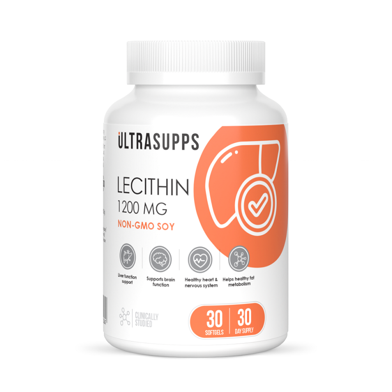 

Ultrasupps Лецитин 1200 мг капсулы 30 шт