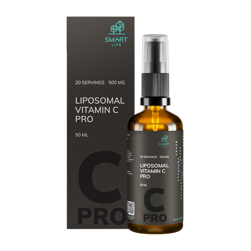 

SmartLife Липосомальный витамин С PRO спрей 20 доз 50 мл