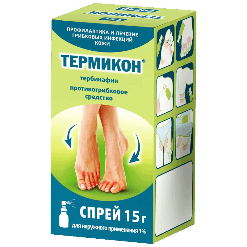 Изображение товара Термикон 1% крем для наружного применения 15 г - противогрибковый препарат