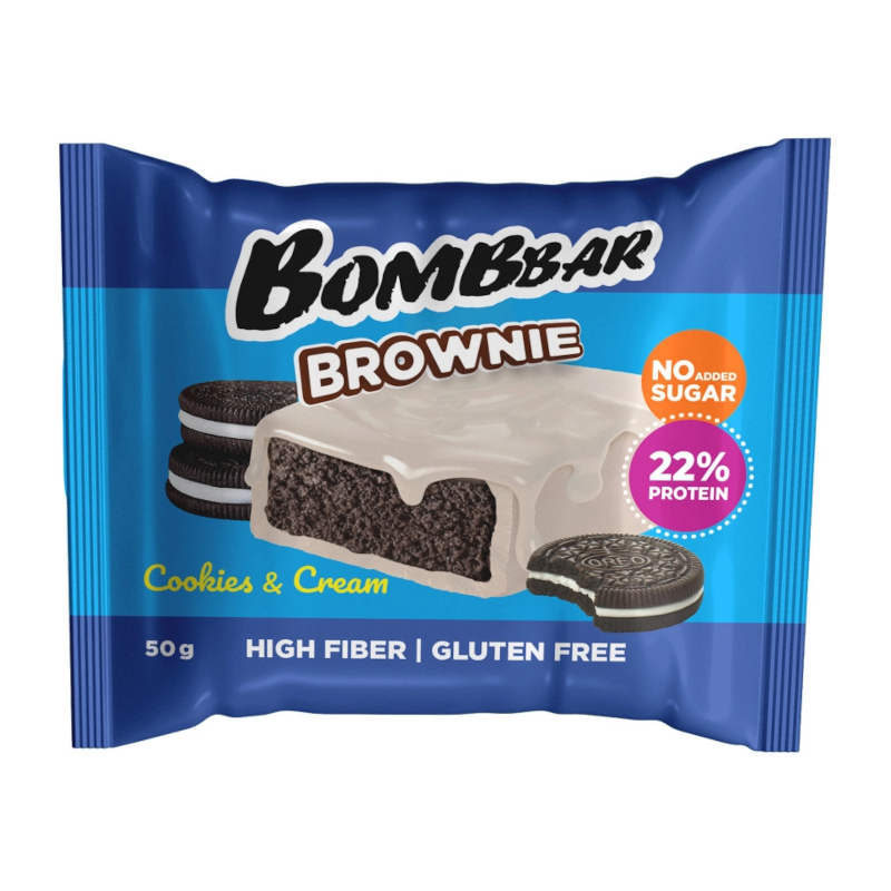Бомббар Печенье Глазированное 50Г Брауни Печенье-Крем