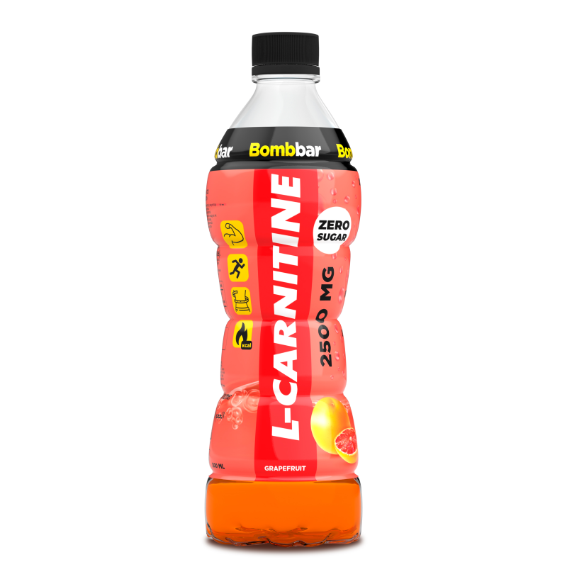 

Bombbar Л-Карнитин 2500 мг напиток слабогазированный Грейпфрут 500 мл