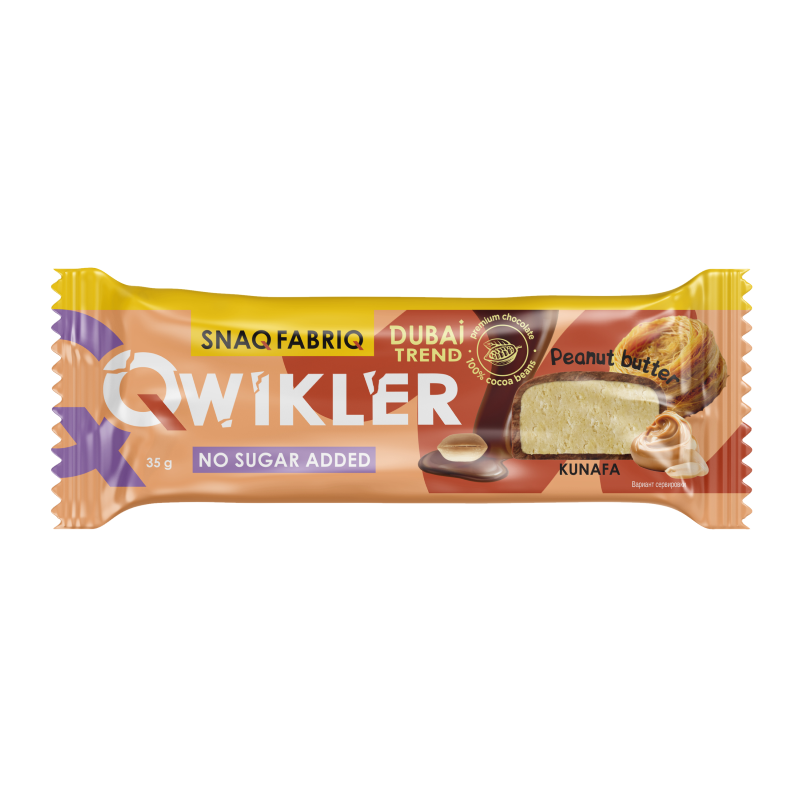 Снэк Фабрик Батончик Глазированный 35Г Арахис-Хрустящее Тесто