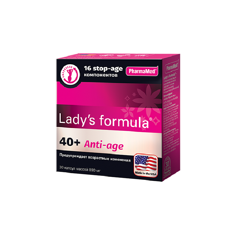 

Lady's Formula Анти-Эйдж 40+ капсулы 30 шт