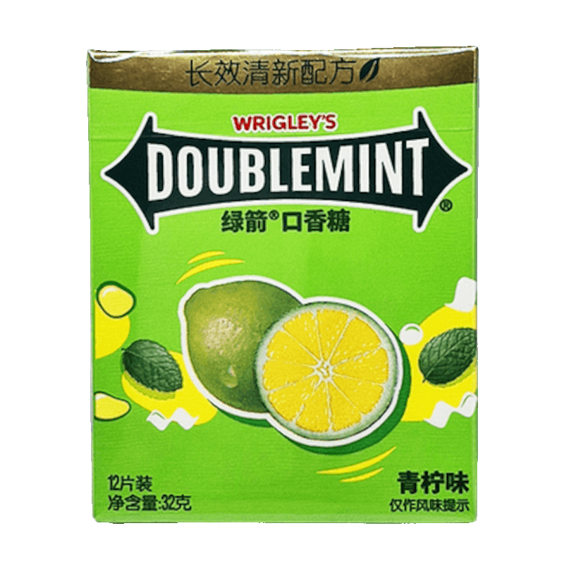 Изображение товара Wrigley's Doublemint Резинка жевательная Лайм-Лимон 12 шт