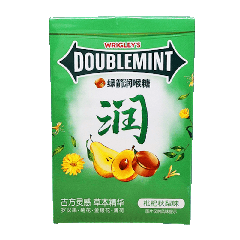 Изображение товара Wrigley's Doublemint Конфеты Мушмула-Груша 20,5 г