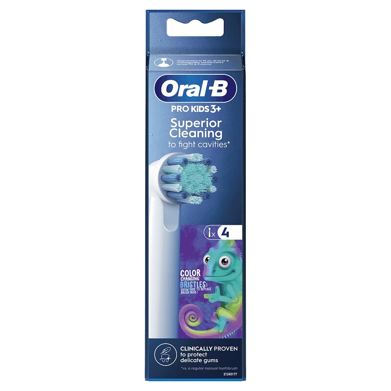 

Oral-B Pro Kids Насадка для электрической зубной щетки lkz ltntq 3+ 4 шт