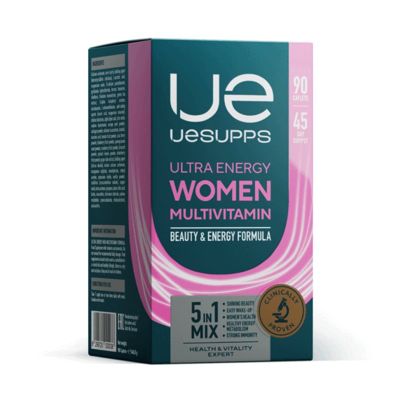 

Uesupps Ultra Energy Women Мультивитамины для женщин таблетки 90 шт