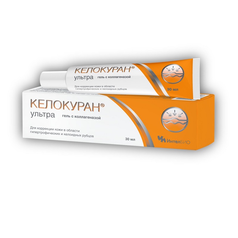 

Келокуран Ультра гель с коллагеназой 30 мл