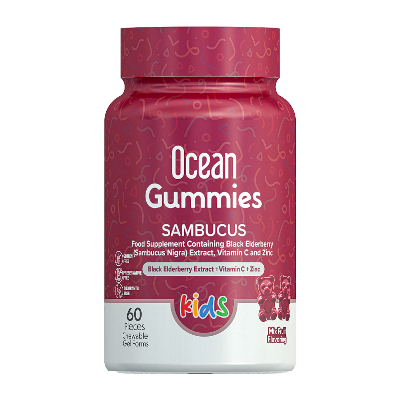 

Orzax Ocean Gummies Экстракт бузины для детей пастилки жевательные 60 шт