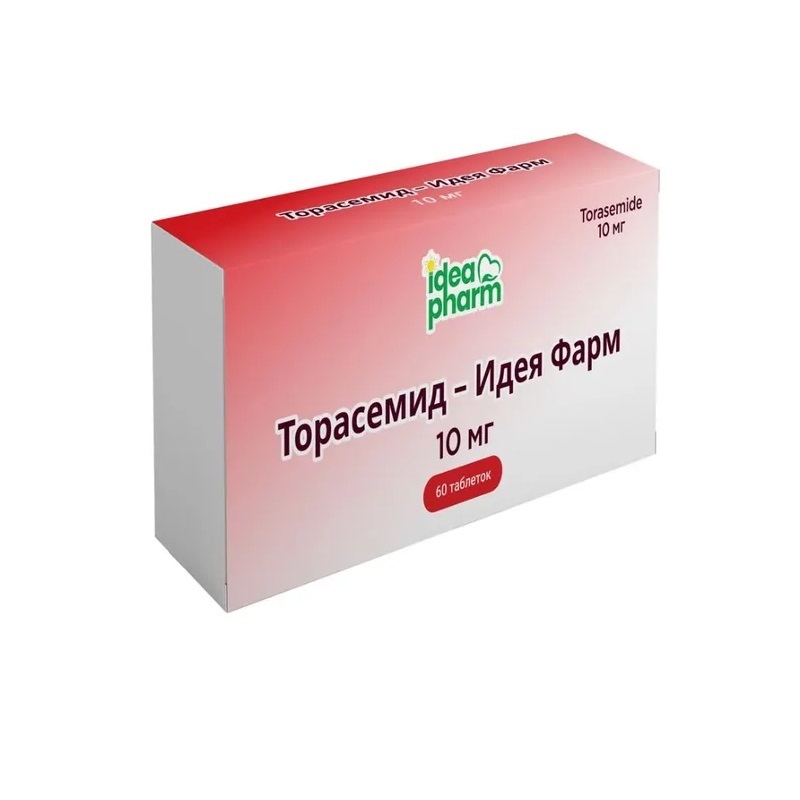 Изображение товара Торасемид IDea Фарм таблетки 10 мг 60 шт