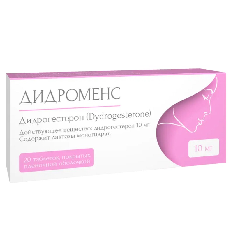 Изображение товара Дидроменс таблетки 10 мг 20 шт для нормализации цикла и гормональной поддержки