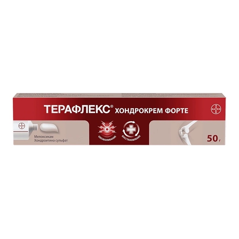 

Терафлекс Хондрокрем Форте крем для наружного применения 10 мг/ г+50 мг/ г туба 50 г