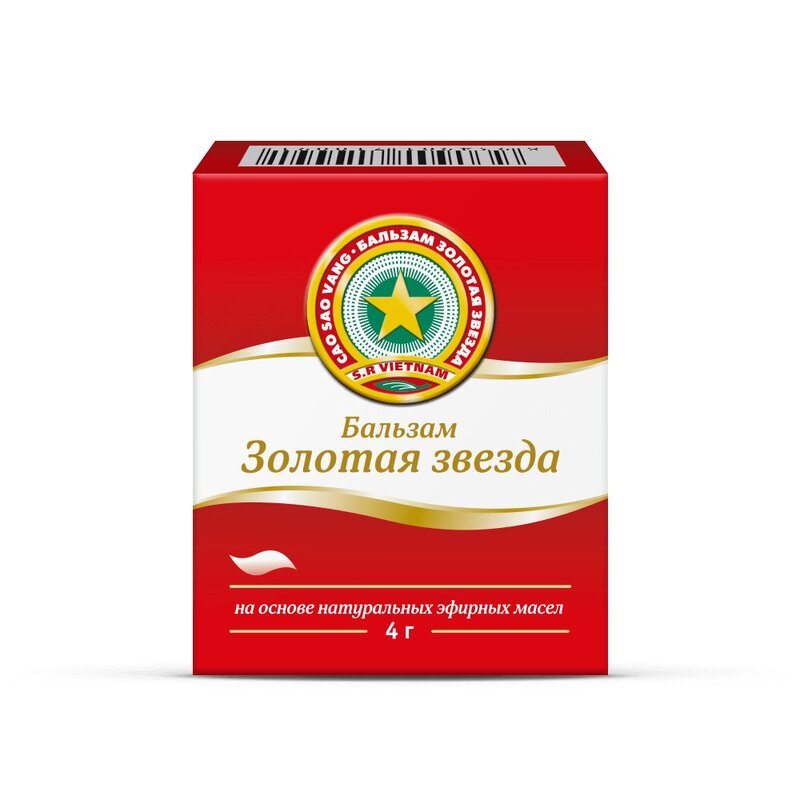

Бальзам Золотая звезда мазь для наружного применения 4 г